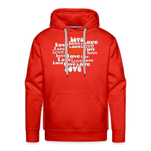 love - Mannen Premium hoodie