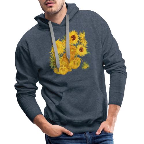 Vincent van Gogh Sonnenblumen Sunflowers Art Kunst - Männer Premium Hoodie