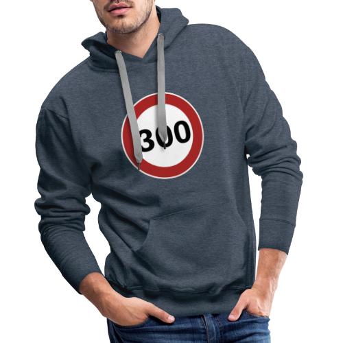 300 km/h - Sweat-shirt à capuche Premium pour hommes