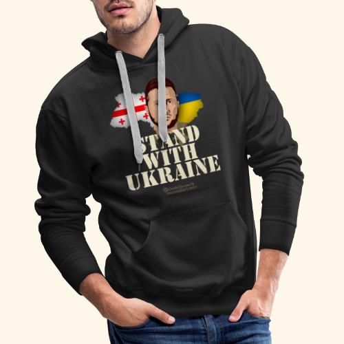 Ukraine Georgien Selenskyj - Männer Premium Hoodie