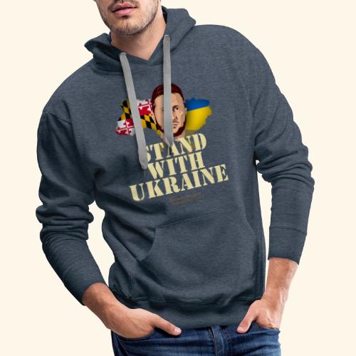 Ukraine Maryland - Männer Premium Hoodie
