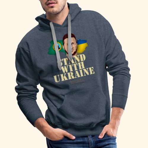 Ukraine Washington - Männer Premium Hoodie