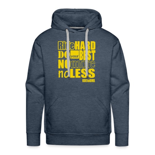 ridehard yellow - Men's Premium Hoodie