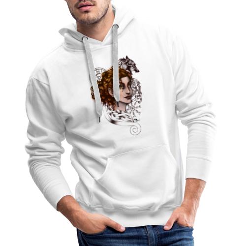 Shima Wolfar - Sweat-shirt à capuche Premium pour hommes
