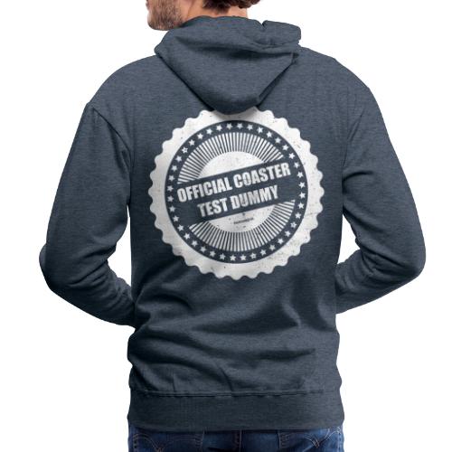 Mannequin officiel de test de montagnes russes - Sweat-shirt à capuche Premium pour hommes