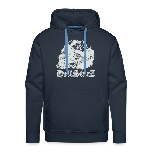 HELLSTARZ Skull Logo - Sweat-shirt à capuche Premium pour hommes