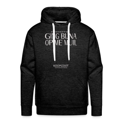 gingbijnaopmemuil - Mannen Premium hoodie