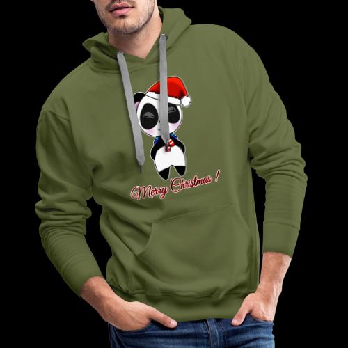 Panda noel - Sweat-shirt à capuche Premium Homme
