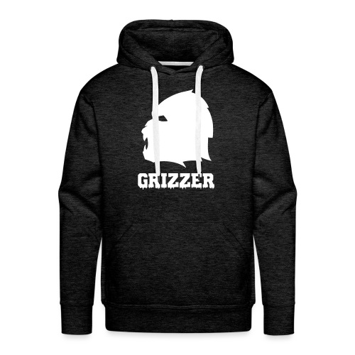 GRIZZER BLANC - Sweat-shirt à capuche Premium Homme