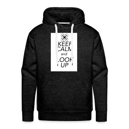 Keep Calm and Look Up - Mannen Premium hoodie