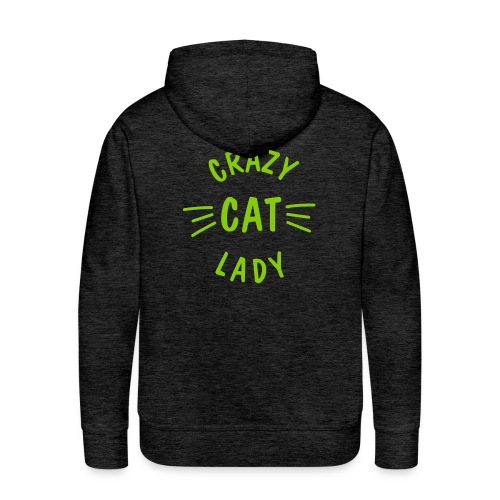 Vorschau: Crazy Cat Lady meow - Männer Premium Hoodie