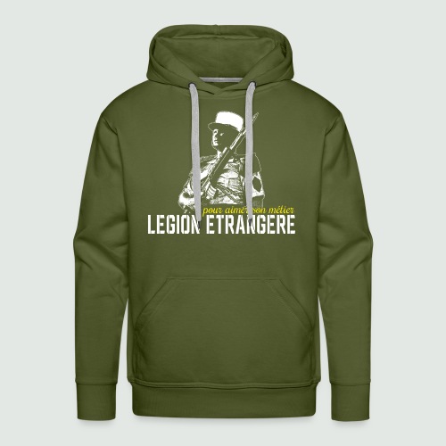 Legionnaire - Legion etrangere - Sweat-shirt à capuche Premium pour hommes