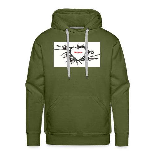 suriname heart - Mannen Premium hoodie