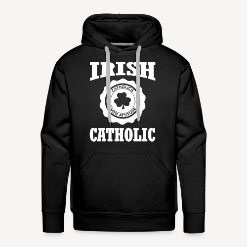 IRISH CATHOLIC - Men's Premium Hoodie