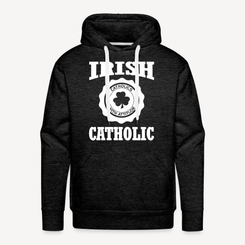 IRISH CATHOLIC - Men's Premium Hoodie