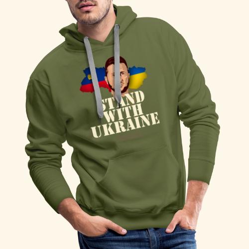 Ukraine Liechtenstein T-Shirt Design - Männer Premium Hoodie