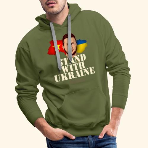 Vietnam Stand with Ukraine - Männer Premium Hoodie