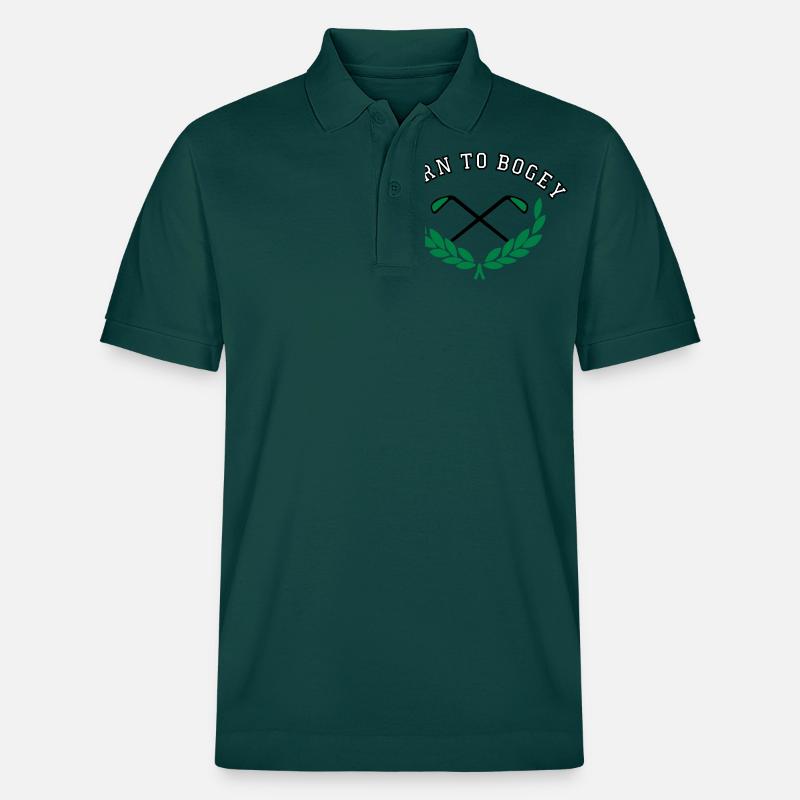 Né à Bogey - Polo PREPSTER bio Stanley/Stella Unisexe - vert vitré