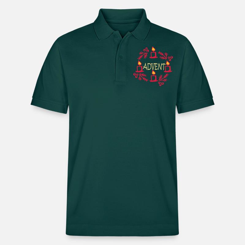Advent - Stanley/Stella Unisex Bio-Poloshirt PREPSTER - Glasiertes Grün