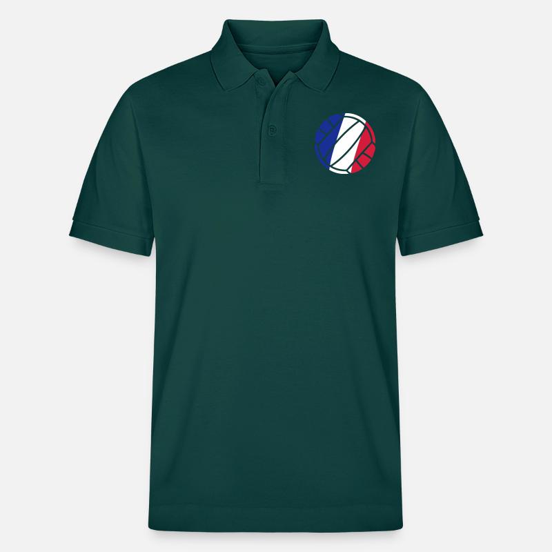 balle de volley-ball - Polo PREPSTER bio Stanley/Stella Unisexe - vert vitré