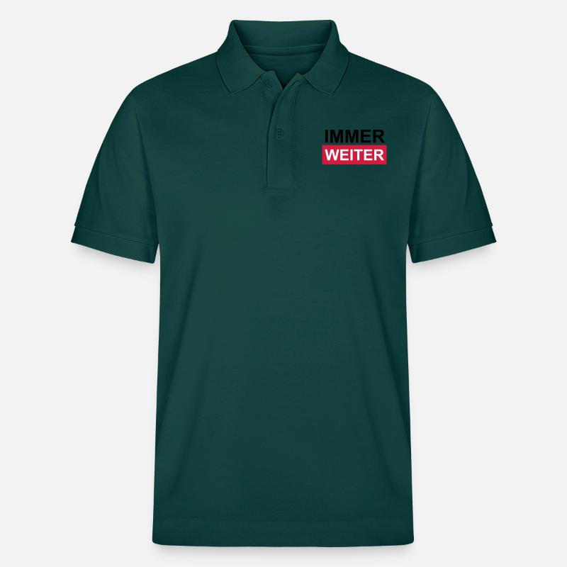 Immer weiter! - Stanley/Stella Unisex Bio-Poloshirt PREPSTER - Glasiertes Grün