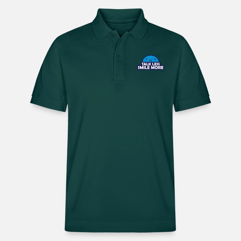 parler moins sourire plus - Polo PREPSTER bio Stanley/Stella Unisexe - vert vitré
