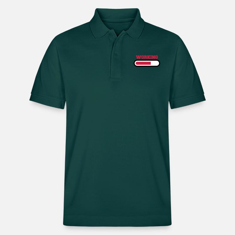 Working - Polo PREPSTER bio Stanley/Stella Unisexe - vert vitré