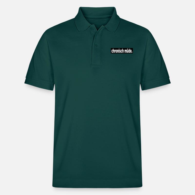 Chronisch Müde. - Stanley/Stella Unisex Bio-Poloshirt PREPSTER - Glasiertes Grün
