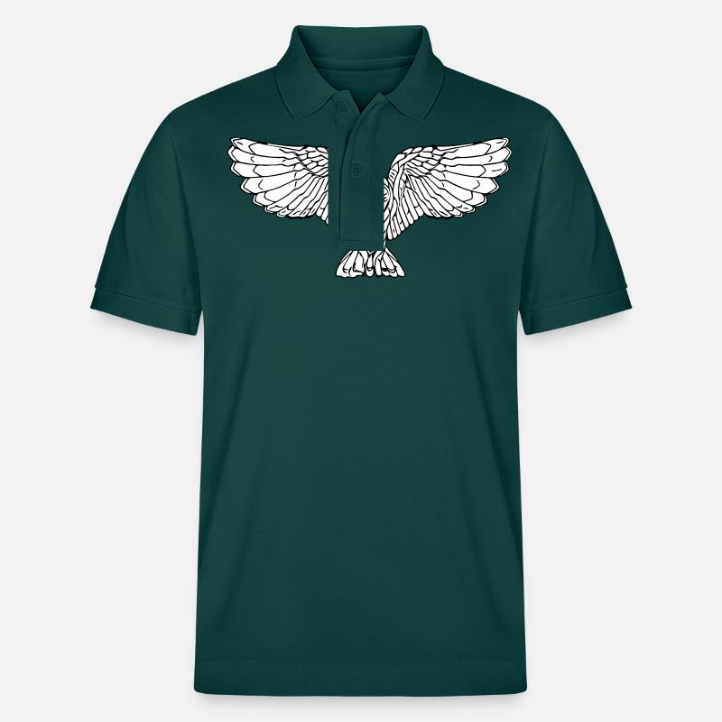 Chouette volante élégante - Polo PREPSTER bio Stanley/Stella Unisexe - vert vitré