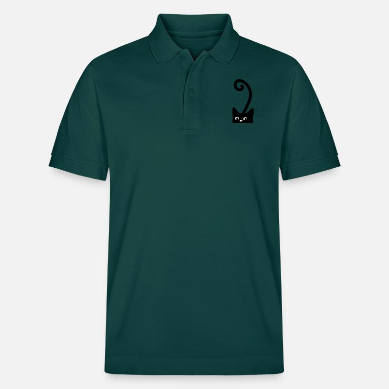 Curious Cat - Stanley/Stella Unisex Bio-Poloshirt PREPSTER - Glasiertes Grün