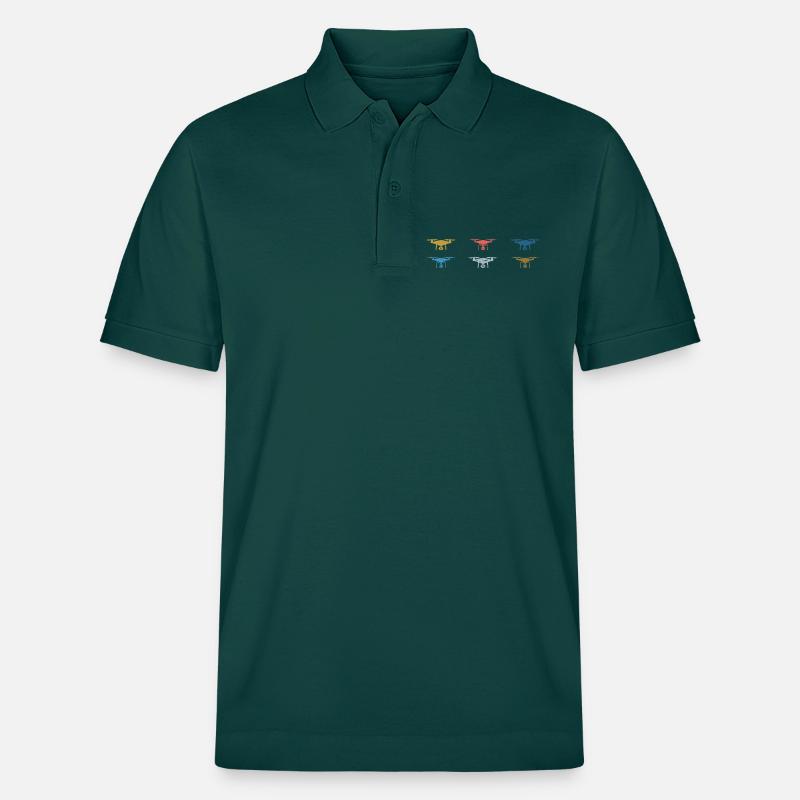 Heartbeat Drone Drones - Polo PREPSTER bio Stanley/Stella Unisexe - vert vitré