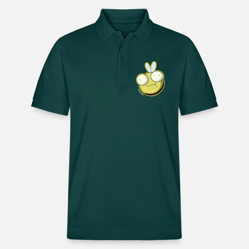 DRUFFER™ Face - Polo PREPSTER bio Stanley/Stella Unisexe - vert vitré