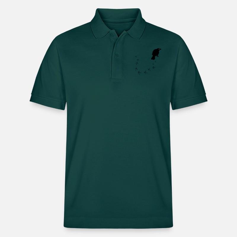 Krähe - Stanley/Stella Unisex Bio-Poloshirt PREPSTER - Glasiertes Grün
