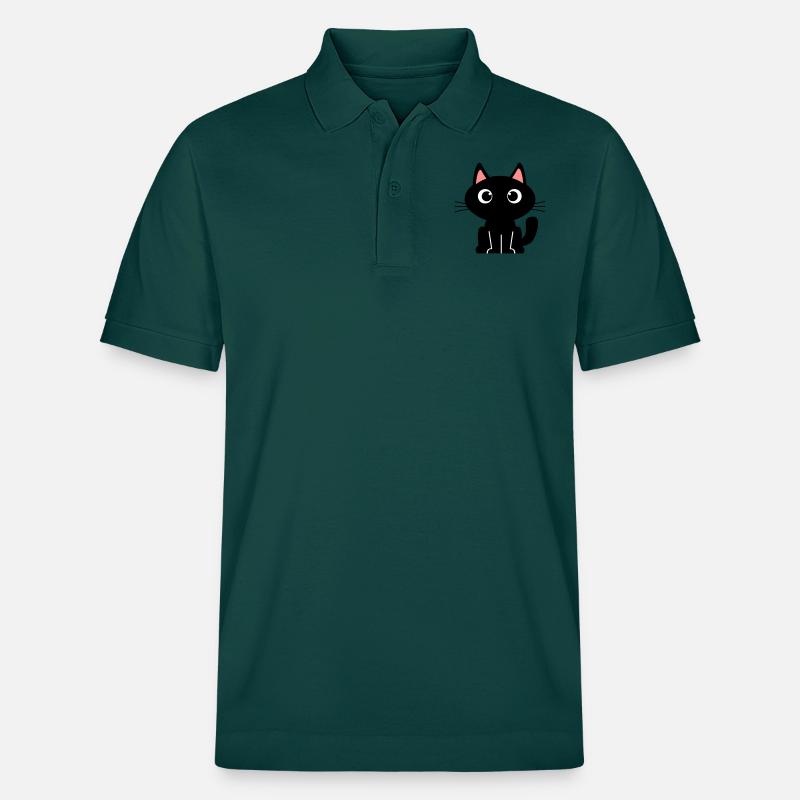 chat - Polo PREPSTER bio Stanley/Stella Unisexe - vert vitré