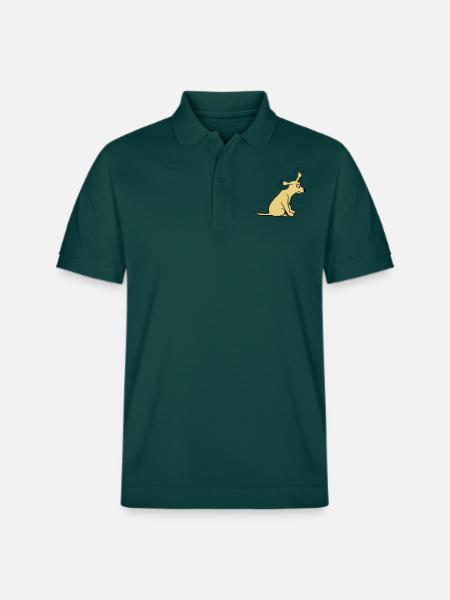 dog - Stanley/Stella Unisex Organic Polo Shirt PREPSTER - glazed green