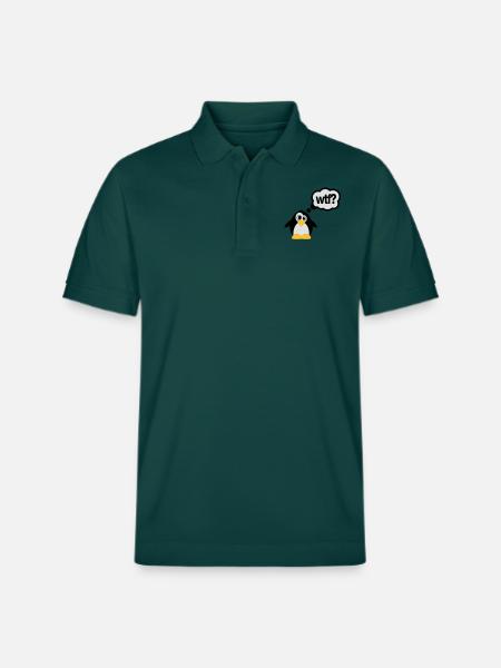 pinguine wtf - Stanley/Stella Unisex Bio-Poloshirt PREPSTER - Glasiertes Grün