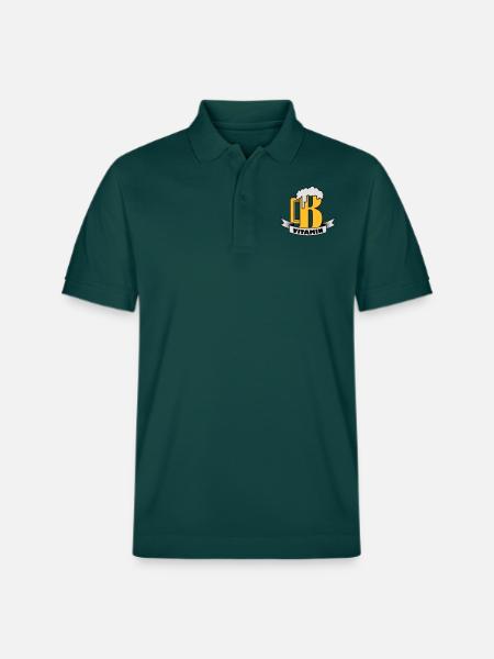 B vitamin - Stanley/Stella Unisex Organic Polo Shirt PREPSTER - glazed green