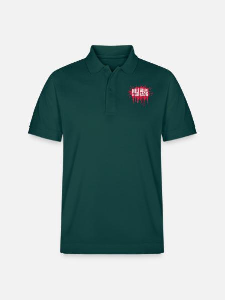 hell was full Zitat - Stanley/Stella Unisex Bio-Poloshirt PREPSTER - Glasiertes Grün