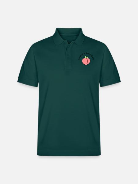 alcohol and booty calls - Stanley/Stella Unisex Organic Polo Shirt PREPSTER - glazed green