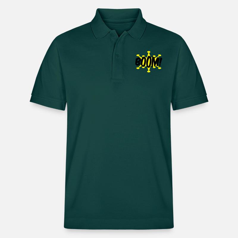 comic - Stanley/Stella Unisex Bio-Poloshirt PREPSTER - Glasiertes Grün