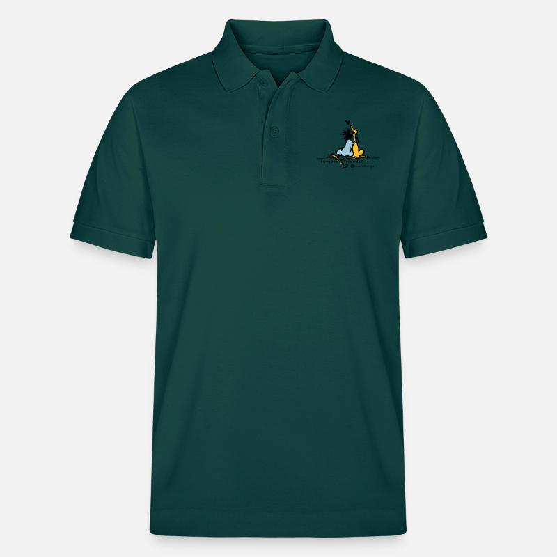forever friends - Stanley/Stella Unisex Bio-Poloshirt PREPSTER - Glasiertes Grün
