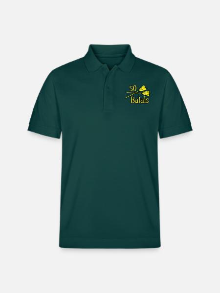 50 balais ans - Polo PREPSTER bio Stanley/Stella Unisexe - vert vitré