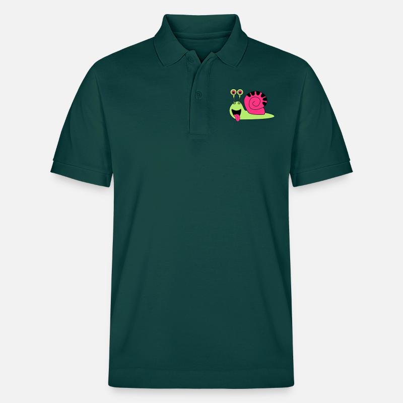 schnecke - Stanley/Stella Unisex Bio-Poloshirt PREPSTER - Glasiertes Grün