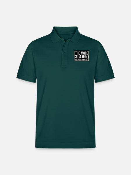 I get more head - Stanley/Stella Unisex Organic Polo Shirt PREPSTER - glazed green