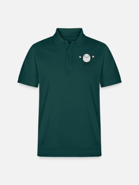 Conception d’Egg Man - Polo PREPSTER bio Stanley/Stella Unisexe - vert vitré