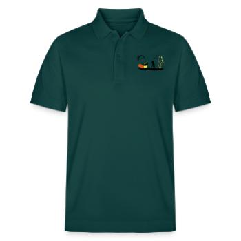 Kitesurfen - Stanley/Stella Unisex Bio-Poloshirt PREPSTER - Glasiertes Grün - Vorne - Roxy (174cm) & Andy (188cm)
