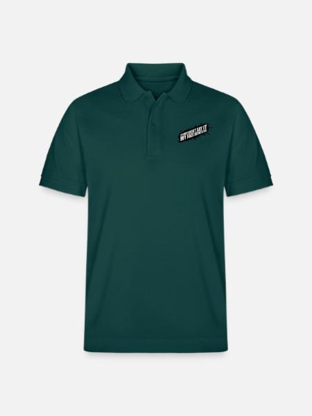 my face definitely will - Stanley/Stella Unisex Bio-Poloshirt PREPSTER - Glasiertes Grün