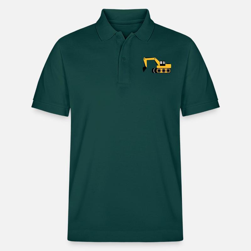 Excavateur - Polo PREPSTER bio Stanley/Stella Unisexe - vert vitré