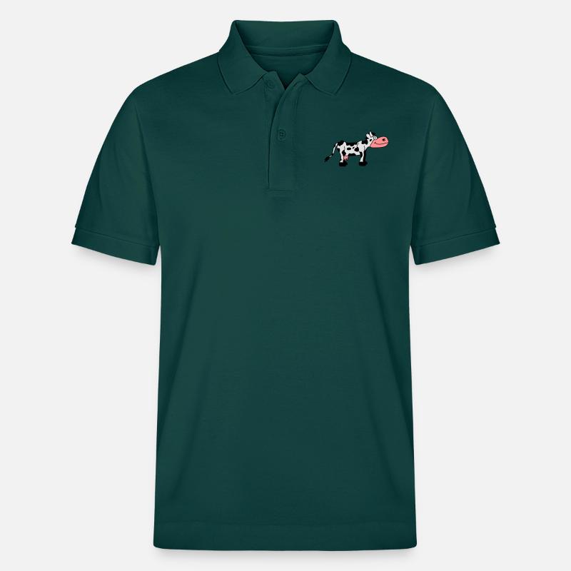 Cow Comic - Stanley/Stella Unisex Bio-Poloshirt PREPSTER - Glasiertes Grün
