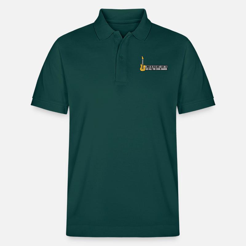 I may be old - Stanley/Stella Unisex Bio-Poloshirt PREPSTER - Glasiertes Grün